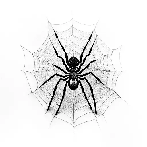 Spider Web wristband tattoo design idea