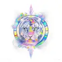 light overcoming darkness tattoo design idea