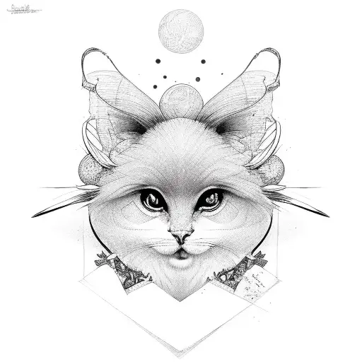 pink canary tattoo design idea