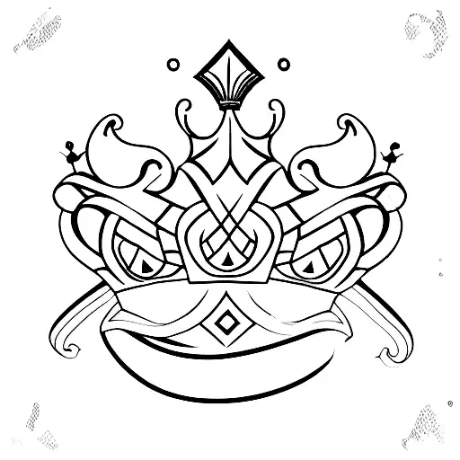 Queen's Crown tattoo design idea