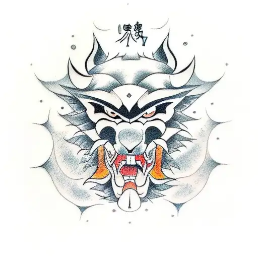 lobo tattoo design idea