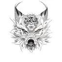 lobo tattoo design idea
