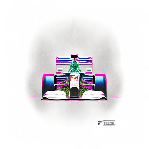 f1 car tattoo design idea