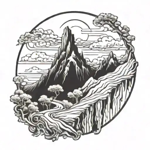 valley of the shadow of death tattoo design idea