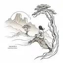 valley of the shadow of death tattoo design idea