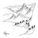 valley of the shadow of death tattoo design idea