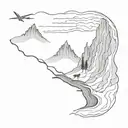 valley of the shadow of death tattoo design idea