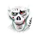 vegetales  zombie  tattoo design idea