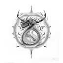 bruce lee dragon tattoo design idea