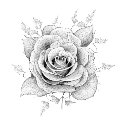 flowers that represent the following birth months...January,  February, April, May and December  tattoo design idea