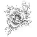 flowers that represent the following birth months...January,  February, April, May and December  tattoo design idea