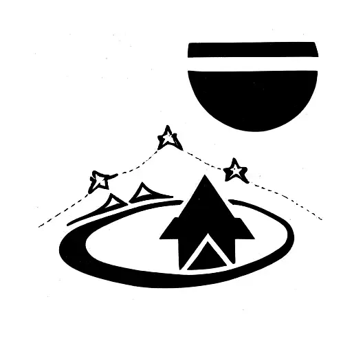 brotherhood stars roadtrip tattoo design idea