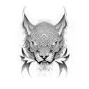 pantera negra tattoo design idea