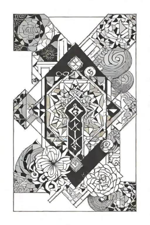 Psalm 23:4 of the Bible verse tattoo design idea