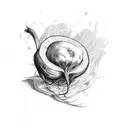 Beetroot tattoo design idea