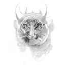 celestial tattoo design idea