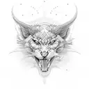 celestial tattoo design idea