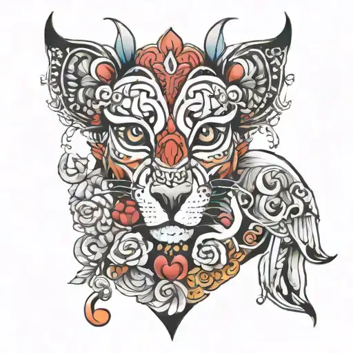 children's nanes tattoo design idea