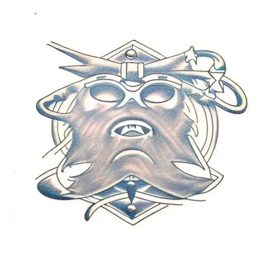 Black Men Winning  tattoo design idea