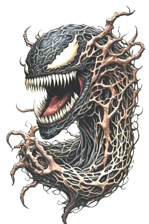 carnage symbiote tattoo tattoo design idea