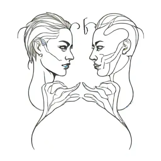 me vs me tattoo design idea