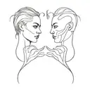 me vs me tattoo design idea