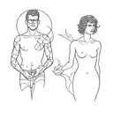 me vs me tattoo design idea