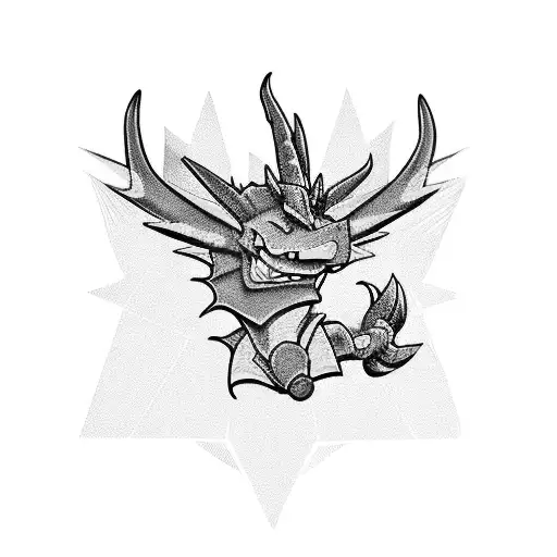 Spyro tattoo design idea
