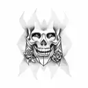 chicano letters tattoo design idea