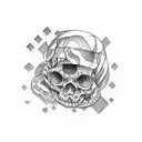chicano letters tattoo design idea