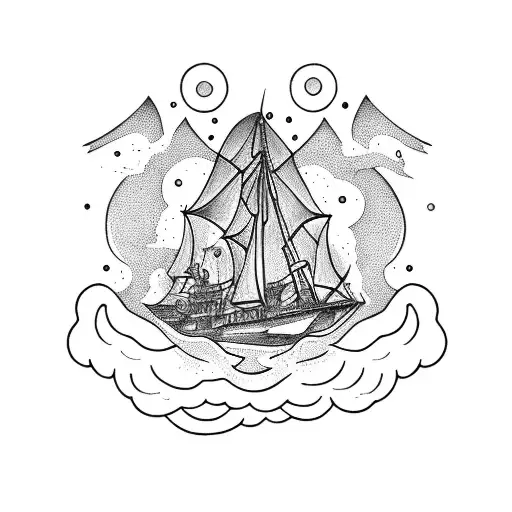 Burn the Ships tattoo design idea