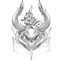 Burn the Ships tattoo design idea