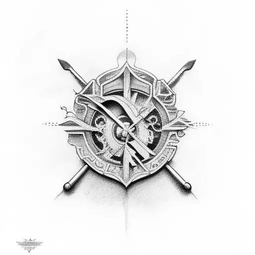 roman numeral 3 with the word "barresi" under it tattoo design idea