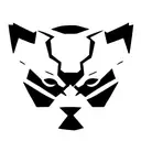 black panther tattoo design idea