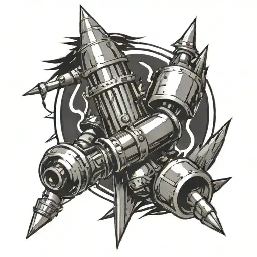 final Fantasy 7 bomb  tattoo design idea