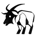 Taurus Zodiac sign tattoo design idea
