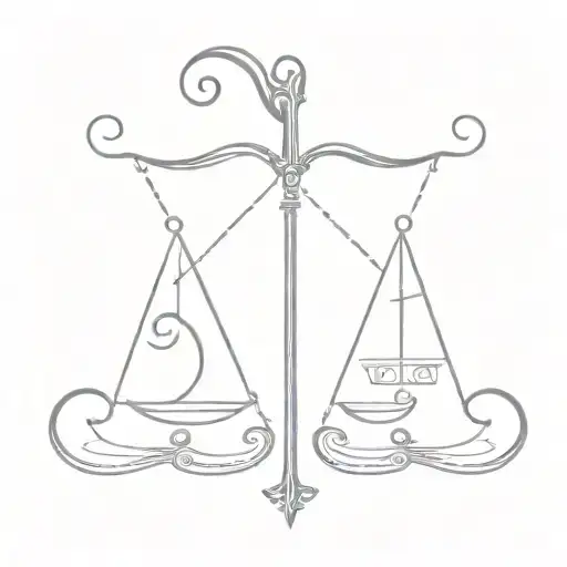 Aries and libra combination tattoo tattoo design idea