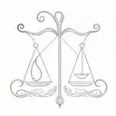 Aries and libra combination tattoo tattoo design idea