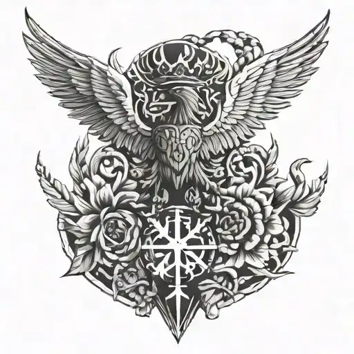 Poland Fighting tattoo design idea