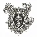 Poland Fighting tattoo design idea