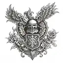 Poland Fighting tattoo design idea