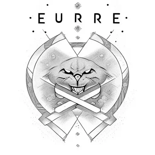 create a design that features the word "Endure" in a bold, stylized font. The letters could be made up of a pattern or t tattoo design idea