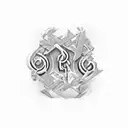 create a design that features the word "Endure" in a bold, stylized font. The letters could be made up of a pattern or t tattoo design idea