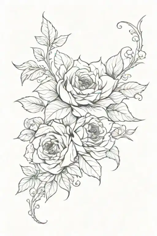tattoo floral desine tattoo design idea