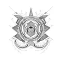 flecha y nombre de adrian tattoo design idea