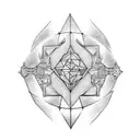 flecha y nombre de adrian tattoo design idea