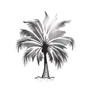 Palm Tree tattoo design idea
