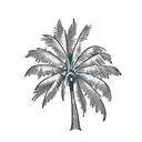 Palm Tree tattoo design idea