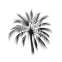 Palm Tree tattoo design idea