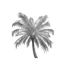 Palm Tree tattoo design idea